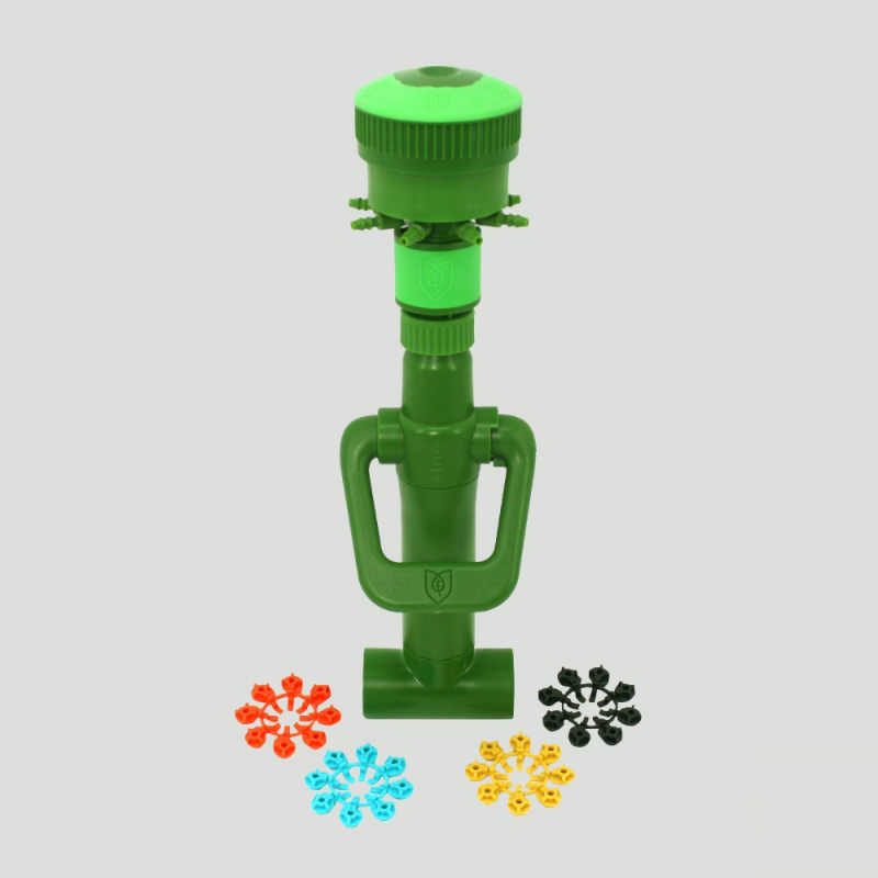 PRE-ASSEMBLED MULTI FLOW BUBBLER IRRIGATION MANIFOLD | 1" T | 2, 6, 10, 20, 30 GPH PER PORT | QDPS Main Image