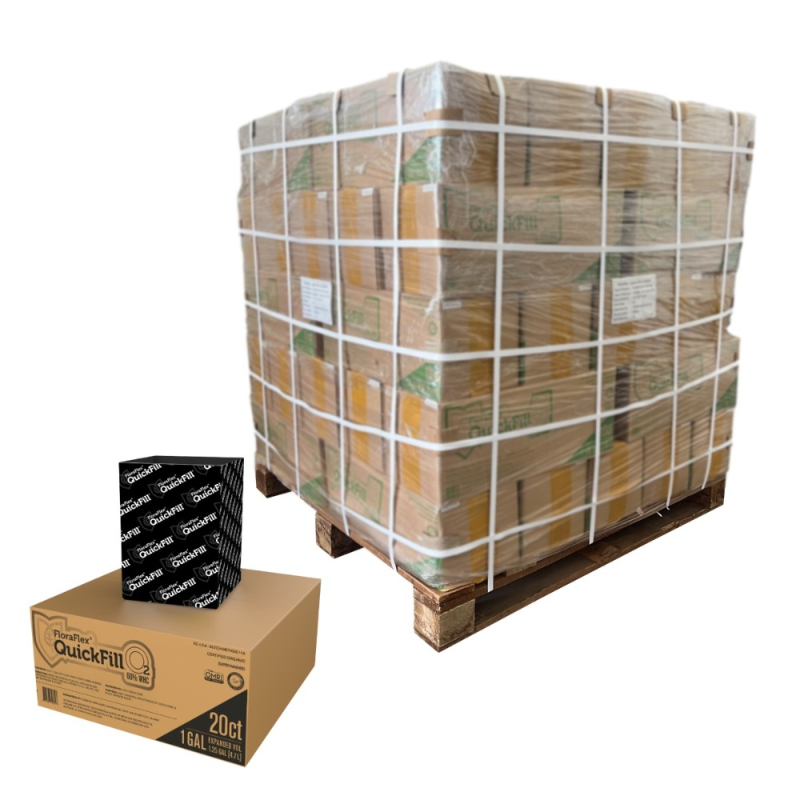 1 GAL QUICKFILL™ O2 | 60% WHC | EXPANDABLE ORGANIC COCO COIR PLANT MEDIUM | FULL PALLET (2,000 UNITS) Main Image