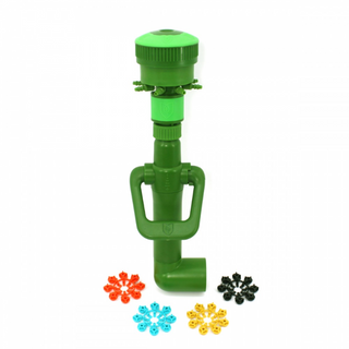 PRE-ASSEMBLED MULTI FLOW BUBBLER IRRIGATION MANIFOLD ELBOW | 2, 6, 10, 20, 30 GPH PER PORT | 3/4", 1"