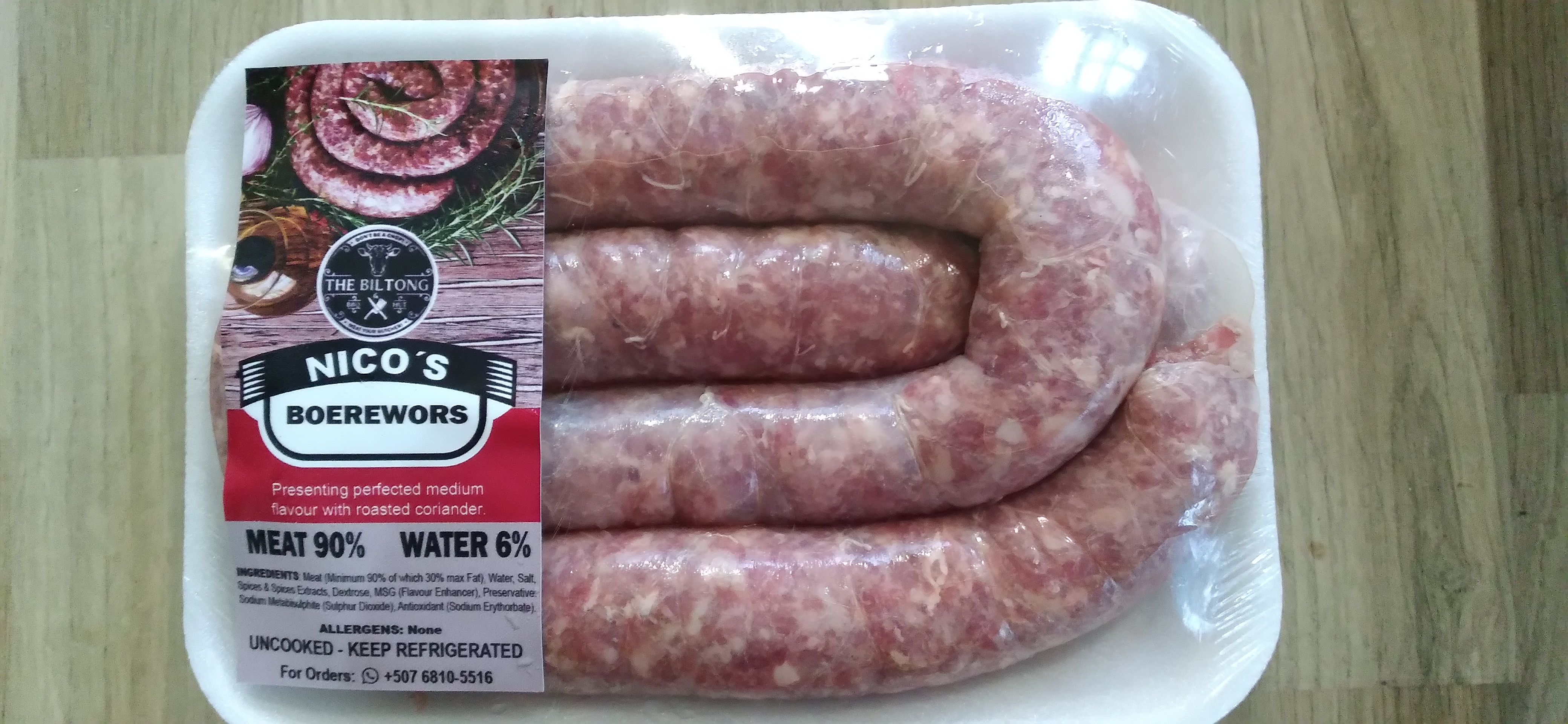 Nicoś Boerewors Traditional/Sausage