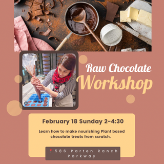 Raw Chocolate Workshop  (Easter Special)