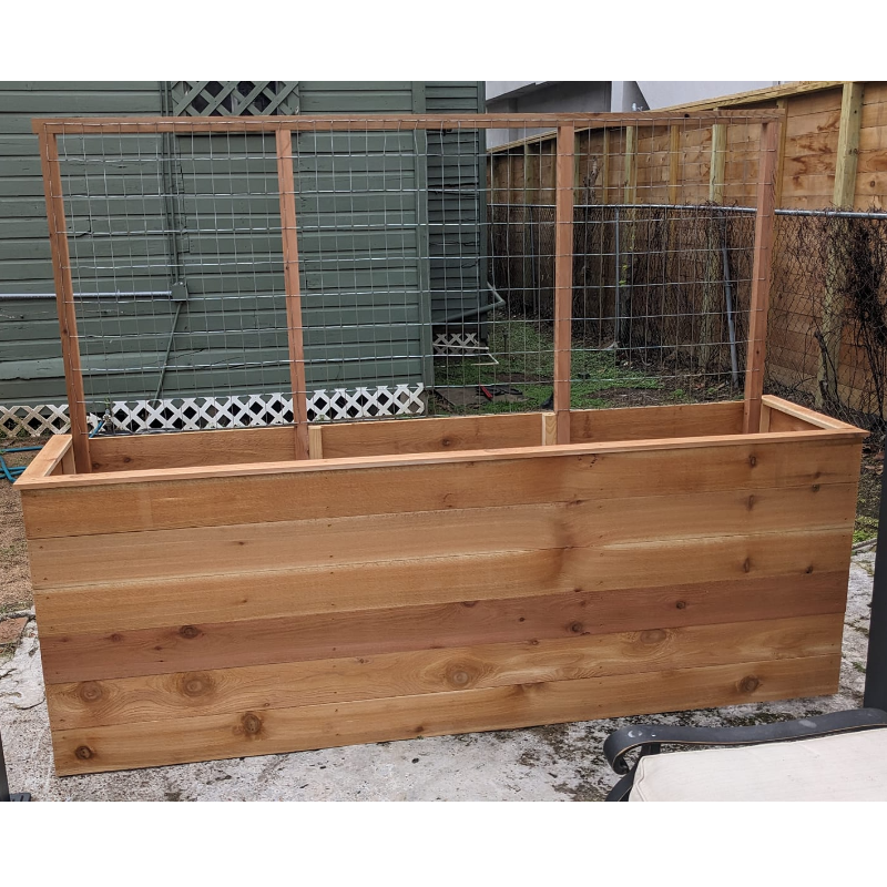 Large Raised Bed with Trellis - Thumbnail (Preview) 2