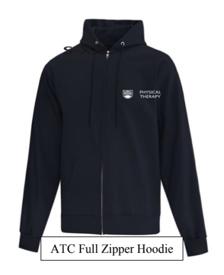 Navy ATC Full Zipper Hoodie  Large Image