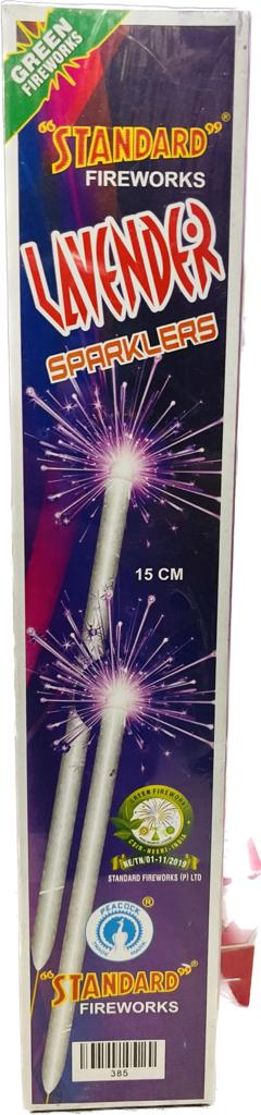 15CM SPARKLERS(1box) LAVENDER   -   STANDARD