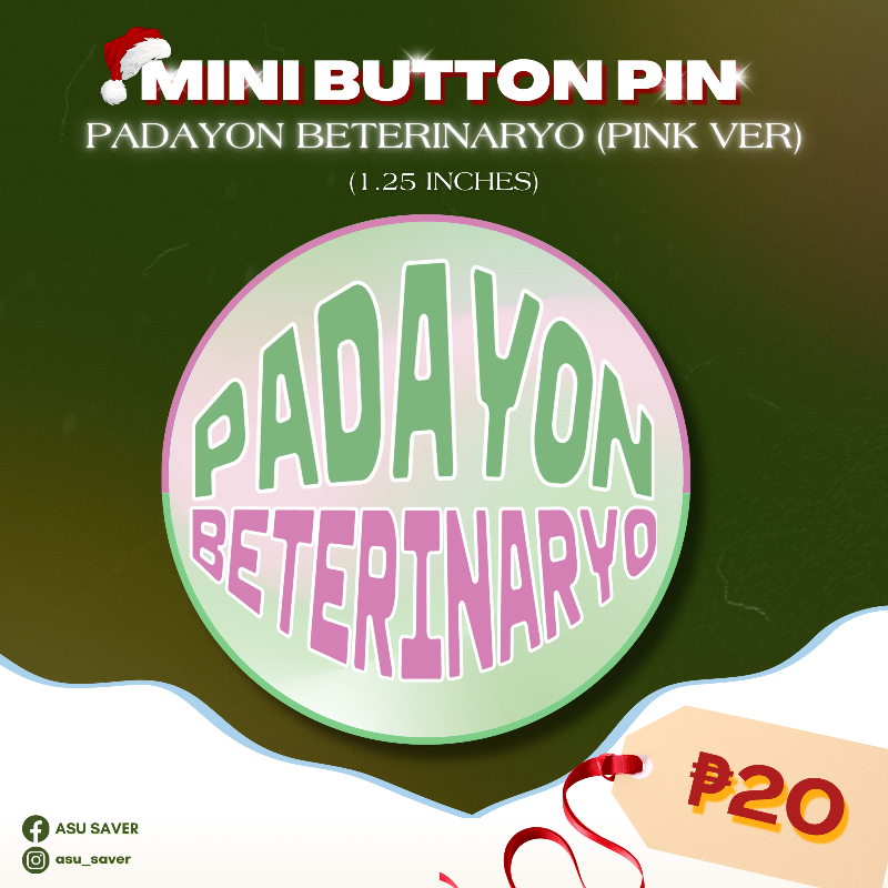 Padayun Beterinaryo (Light Pink and Green)
