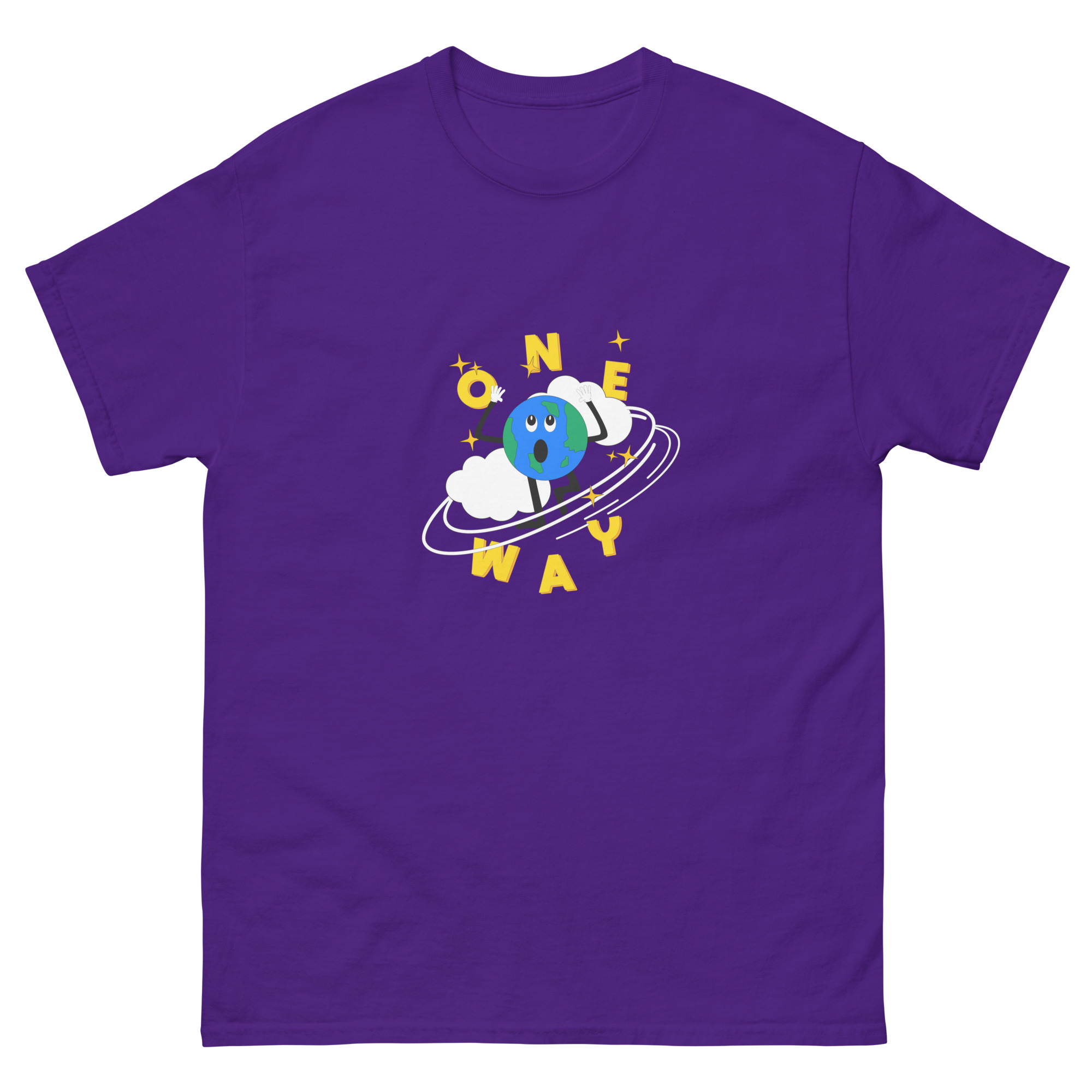 One Way t-shirt - Purple Main Image