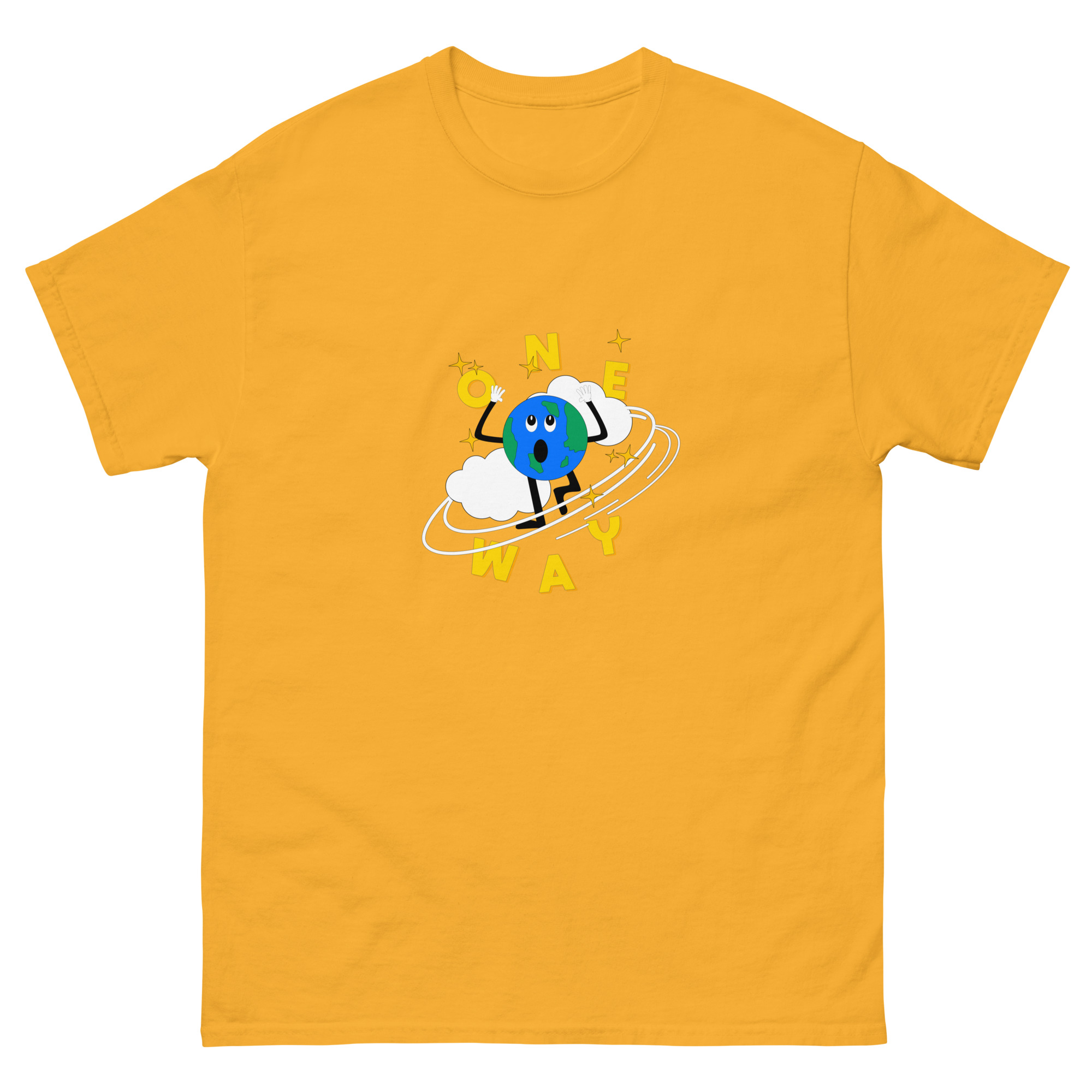 One Way t-shirt - Yellow Main Image