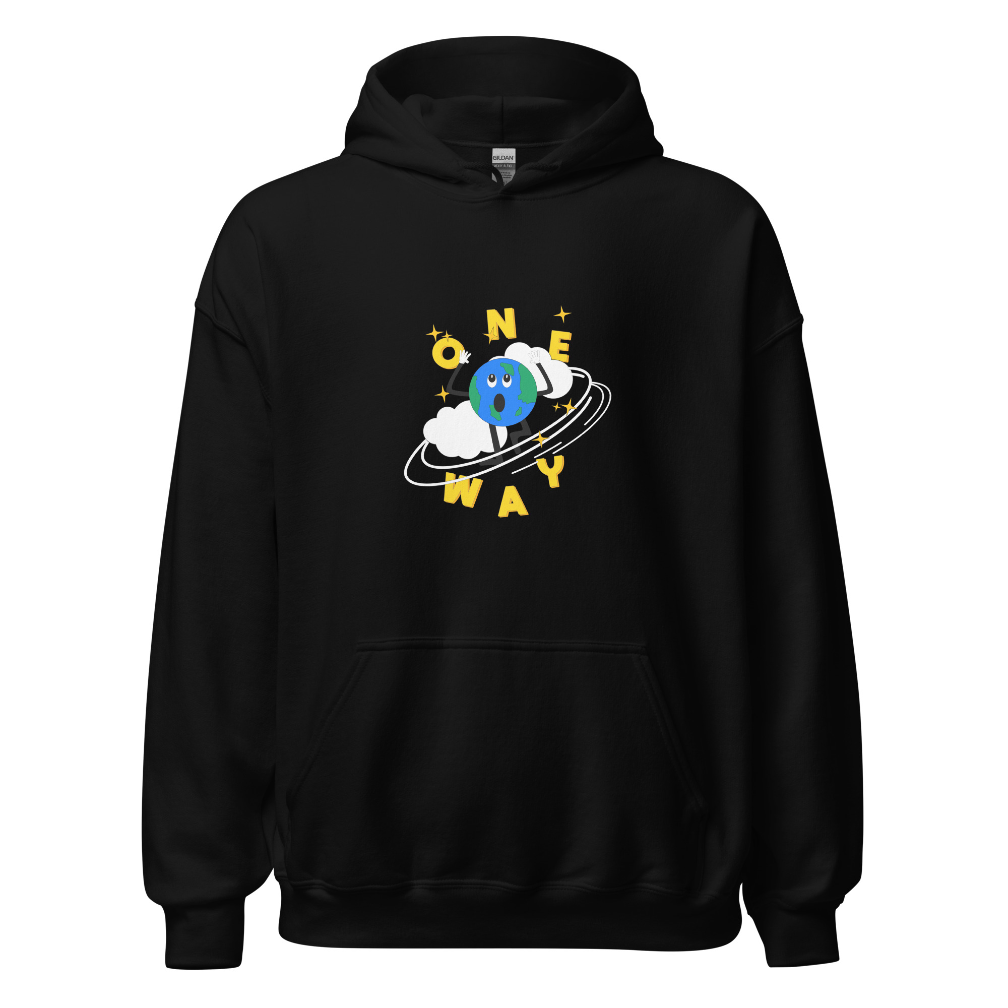 One Way hoodie - Black Main Image