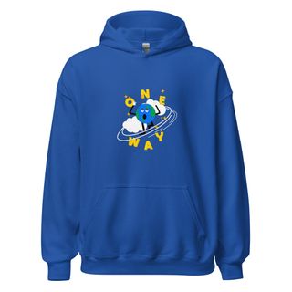 One Way hoodie - Blue