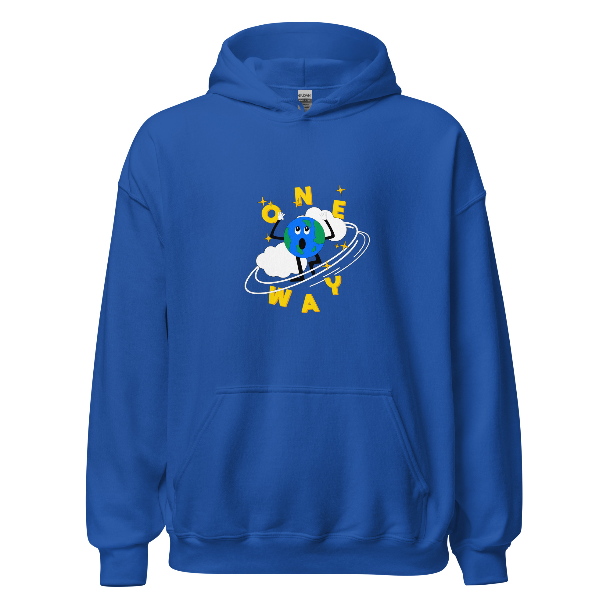 One Way hoodie - Blue Main Image