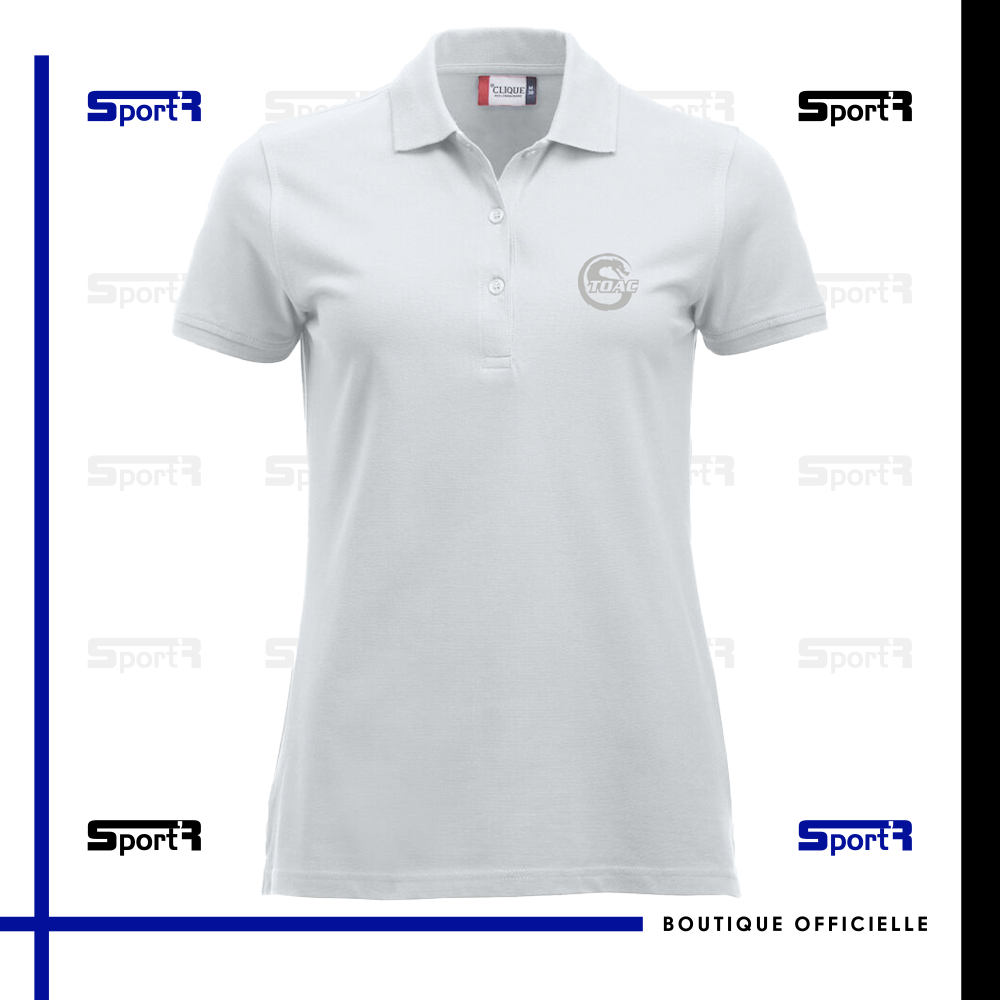 Polo coton Blanc - Femmes