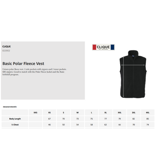 Polaire sans manches Unisexe - Bleu marine