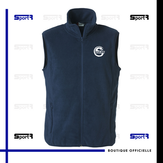 Polaire sans manches Unisexe - Bleu marine