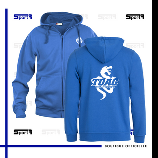 Sweat Full Zip Bleu Hommes