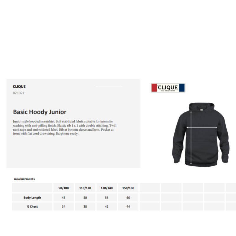 Sweat à capuche Enfants - Bleu roi