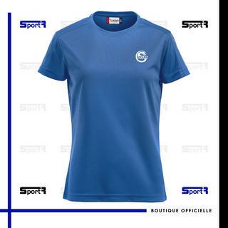 T-shirt polyester Bleu roi - Femmes