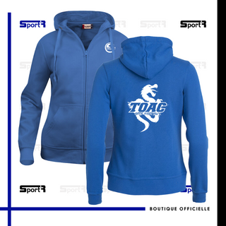 Sweat Full Zip Bleu Femmes 