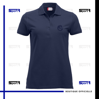 Polo coton Navy - Femmes