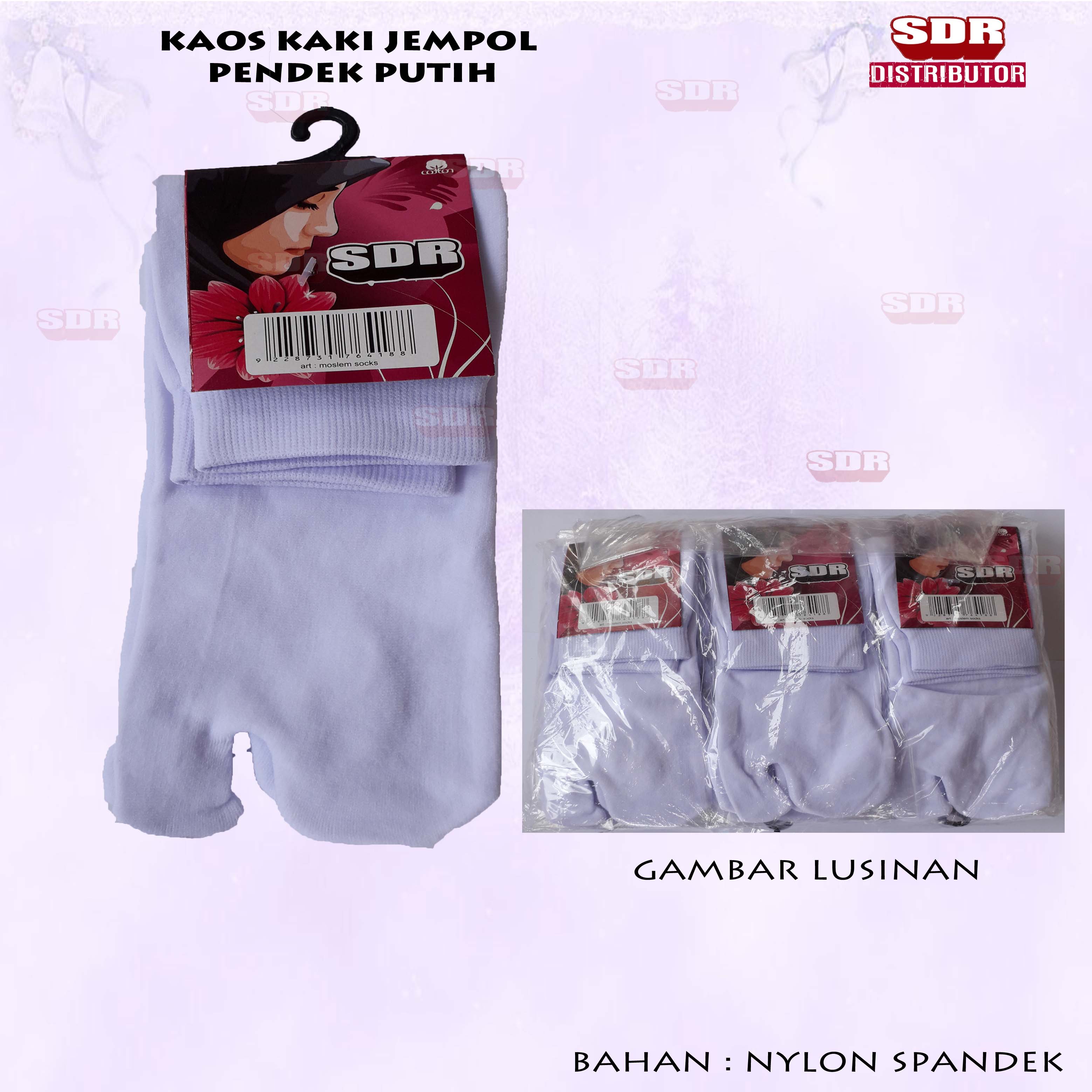 KK Jempol Pendek Putih Polos