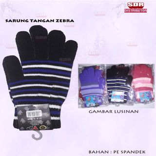 Sarung Tangan Motor Zebra