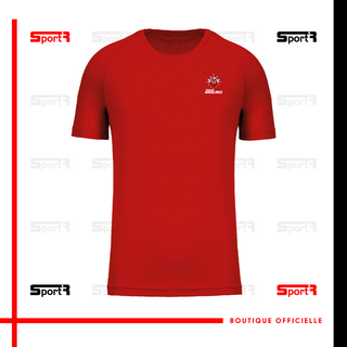 T-Shirt Polyester - Rouge (Hommes & Enfants)