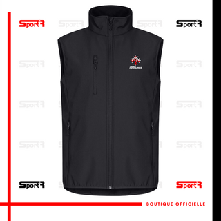 Softshell sans manches - Noir (Hommes)