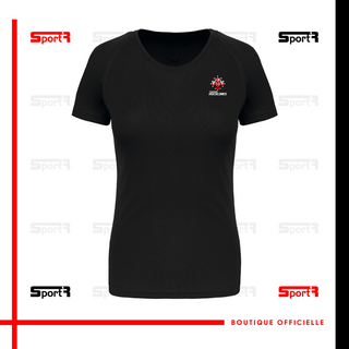 T-Shirt Polyester - Noir (Femmes)
