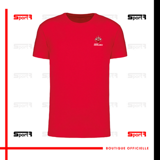 T-Shirt Coton - Rouge (Hommes & Enfants)