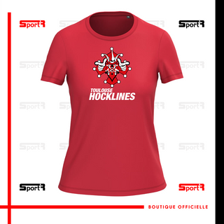 T-Shirt Coton - Rouge (Femmes)