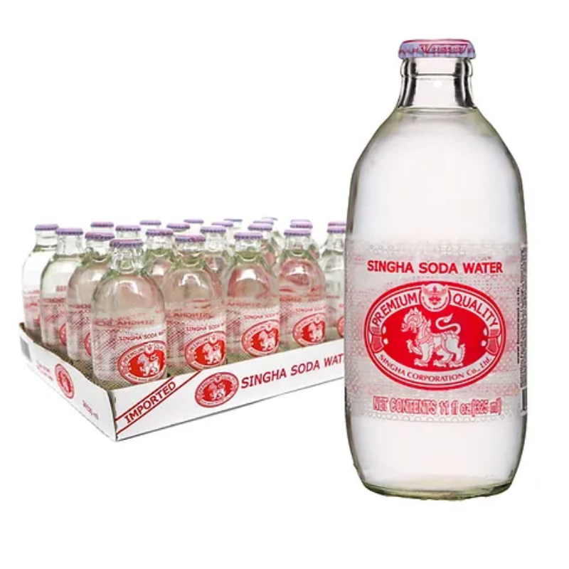 SINGHA SPARKLING SODA WATER 325ML X 24 