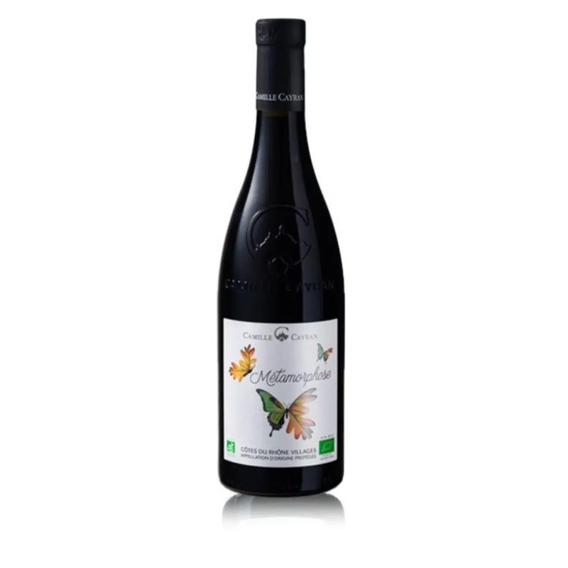 CAMILLE CAYRAN METAMORPHOSE COTES DU RHONE VILLAGES ROUGE