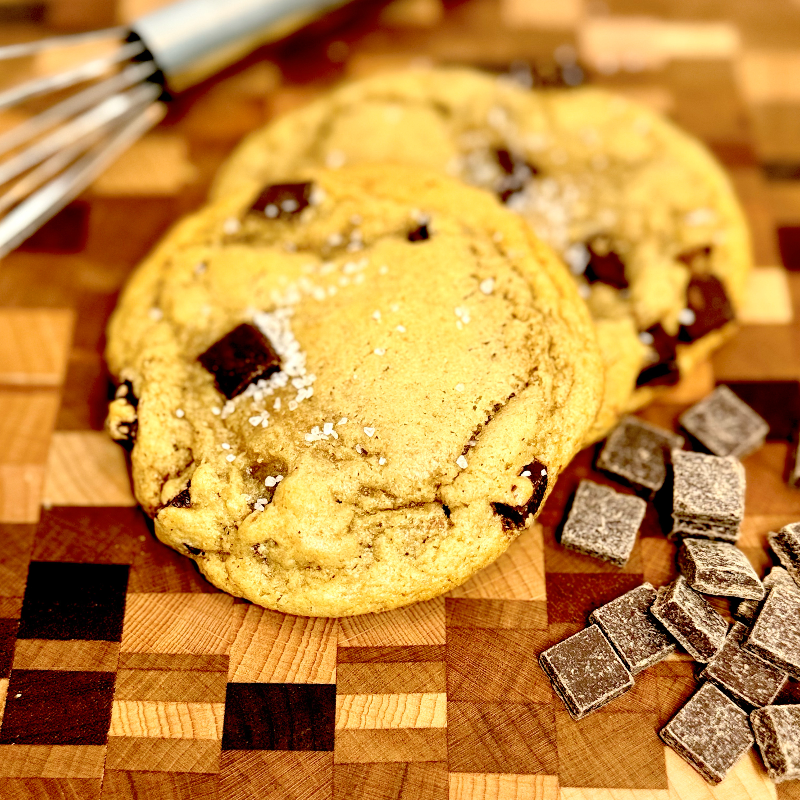 Sea Salt Brown Butter Choco Chip Cookies (12) Main Image