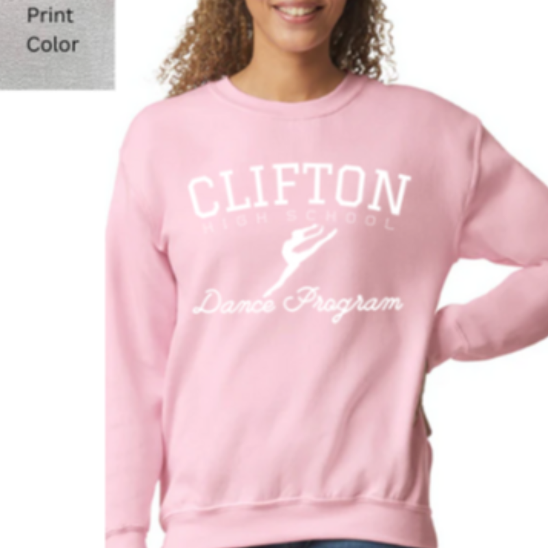 Pink Crew Neck Sweatshirt Main Image