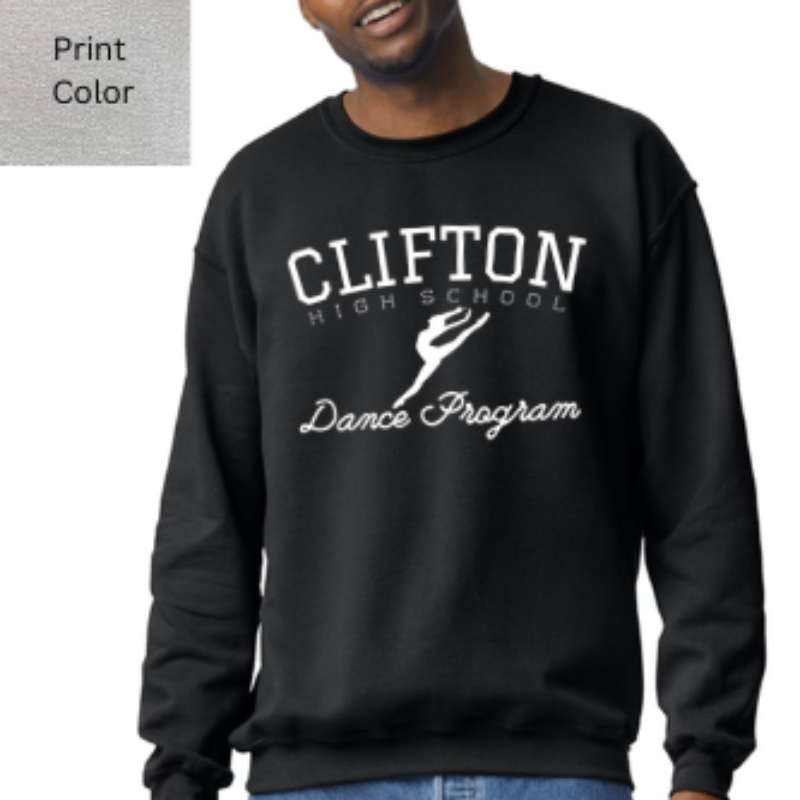 Black Crew Neck Sweatshirt Main Image