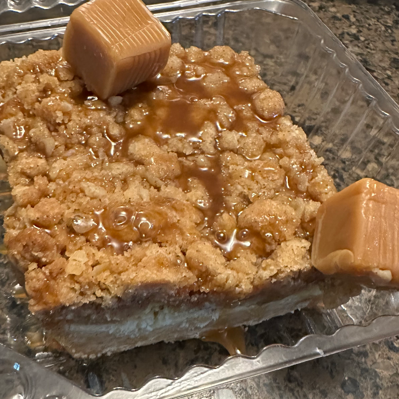 Caramel Apple Crisp Cheesecake Bar Main Image