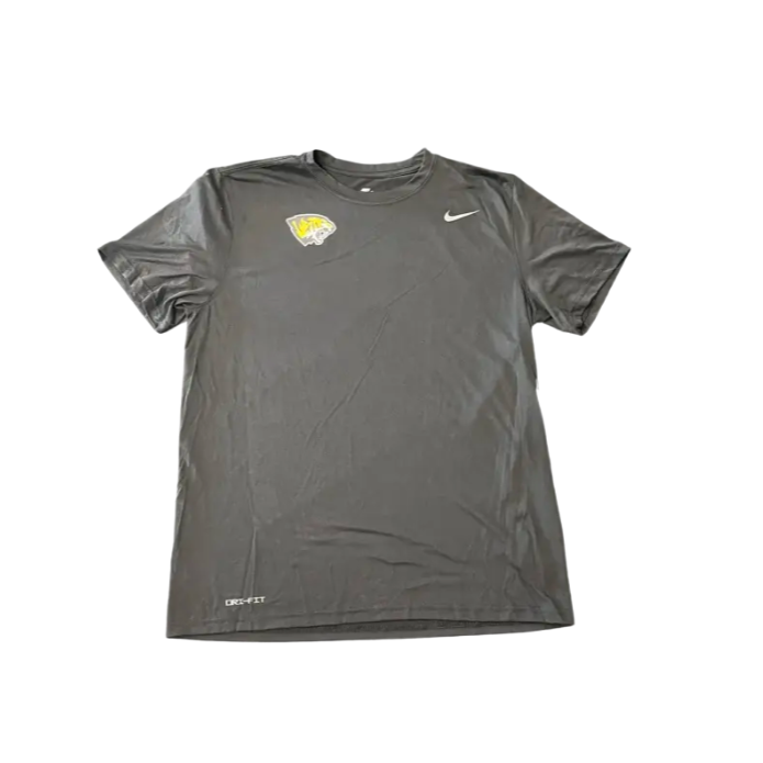 Mens Black Short Sleeve Dri-Fit W/Sabercat Logo Main Image