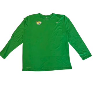  "Tug Green"  Long Sleeve Nike Dri-Fit Training T-Shirt