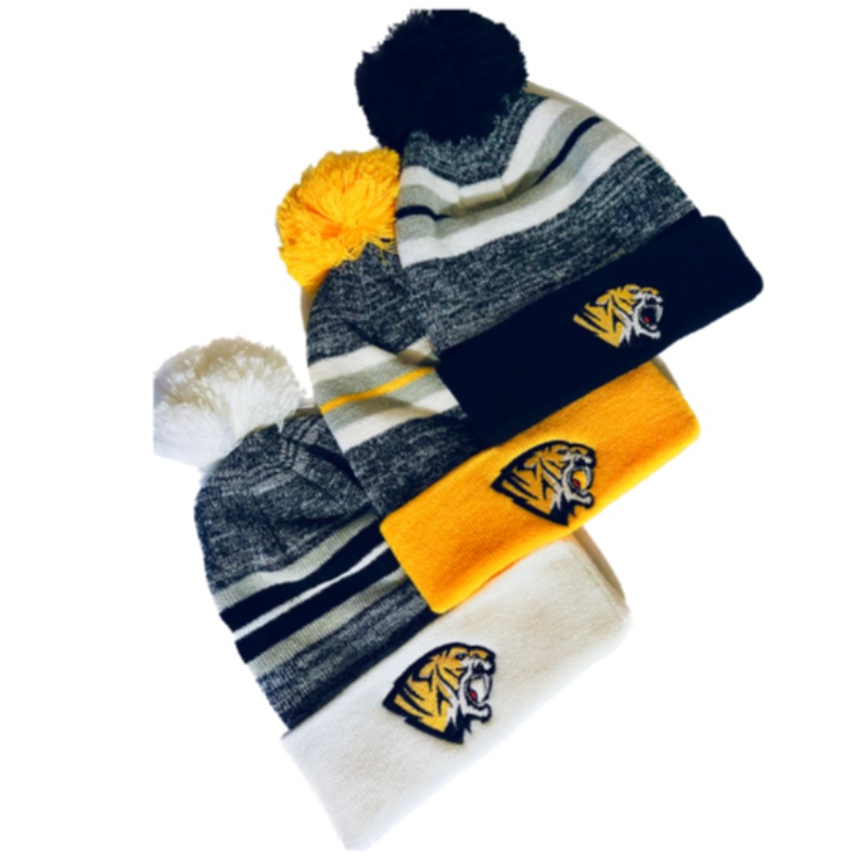 Saguaro Pom Pom Beanies with Sabercat Logo Main Image