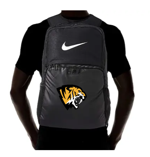 Black Nike Training Backpack (extra large) with Saguaro Cathead Embroidered Patch