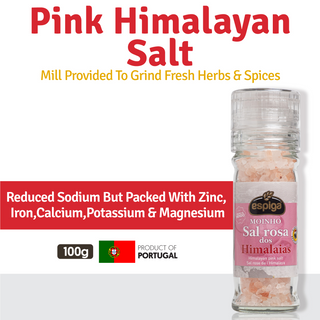 LUS-ES-046-A Espiga Himalayas Pink Salt Mill 100G