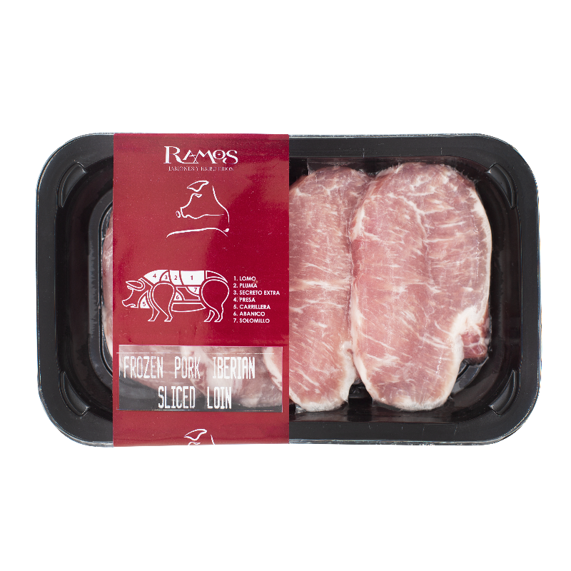 CAL-RA-008-F Ramos Iberian Pork Sliced Loin 200g Main Image