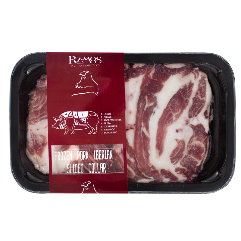 CAL-RA-011-F Ramos Iberian Pork Sliced Collar 220g Main Image