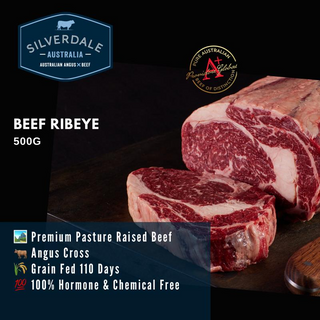 PRG-SI-017-C Silverdale Beef Cube Roll (Ribeye) 500g (Frozen)