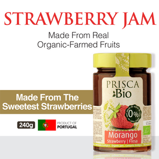 SBR-PR-008-A Prisca Bio Organic Strawberry Jam (No Added Sugar) 240G