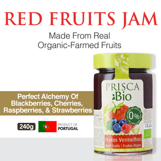 SBR-PR-006-A Prisca Bio Organic Red Fruits Jam (No Added Sugar) 240G