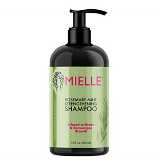 Mielle Organics Rosemary Mint Strengthening Shampoo Infused with Biotin, 12 Ounces