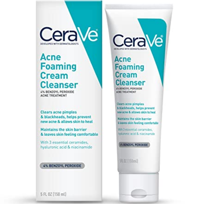 CeraVe Acne Foaming Cream Cleanser 5 OZ Large Image