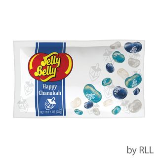 Happy Chanukah Jelly Belly Blue/White Assortment Image