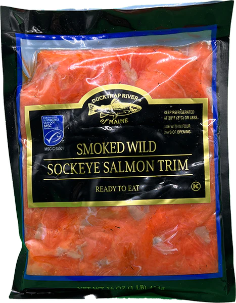 Wild Smoked Sockeye Trim
