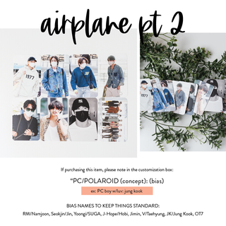 Photocard (1) - Airplane Pt.2